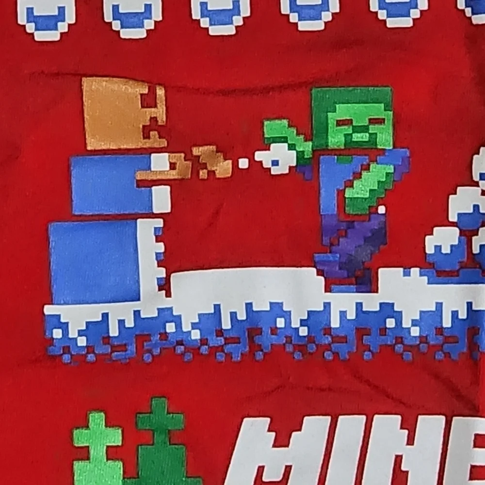 Minecraft red christmas